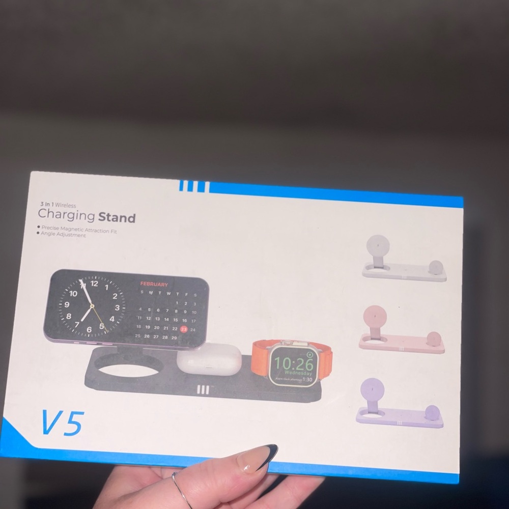 Black Wireless Charging Stand